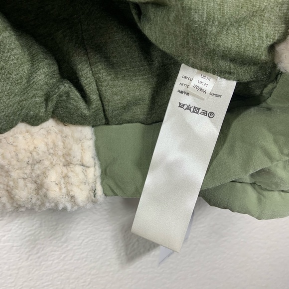 Free People Rivington Sherpa Olive Jacket Size M - Picture 6 of 8
